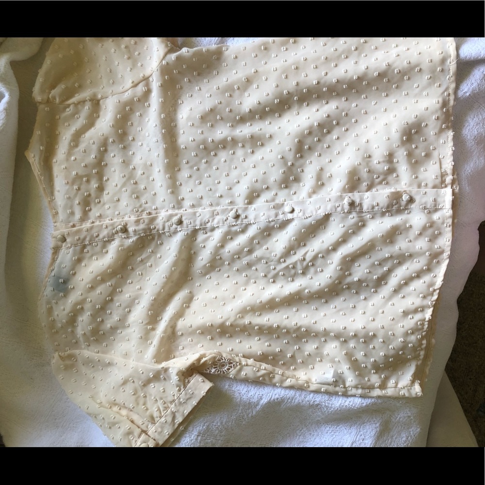 Cream blouse - Picture 3 of 4